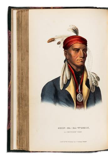 (AMERICAN INDIANS.) Thomas McKenney and James Hall. History of the Indian Tribes of North America.                                               